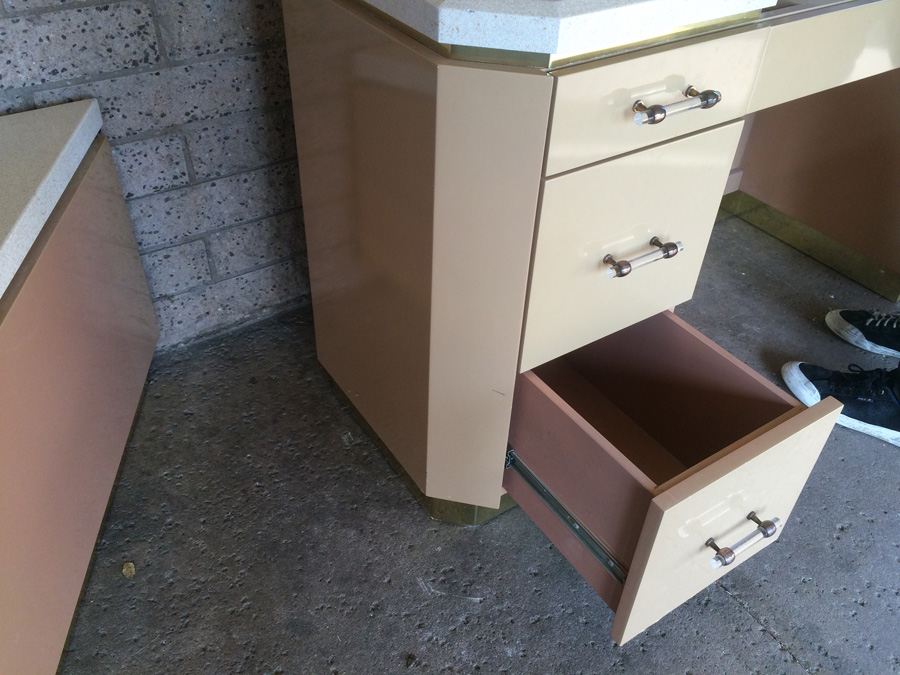 Hollywood Regency Vanity and Side Table [Photo 19]