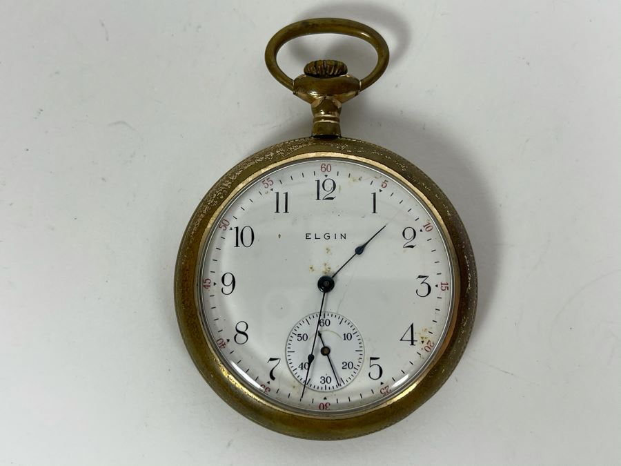 Vintage Elgin Pocket Watch For Parts [Photo 1]