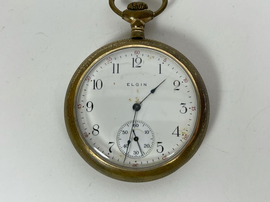 Vintage Elgin Pocket Watch For Parts [Photo 2]