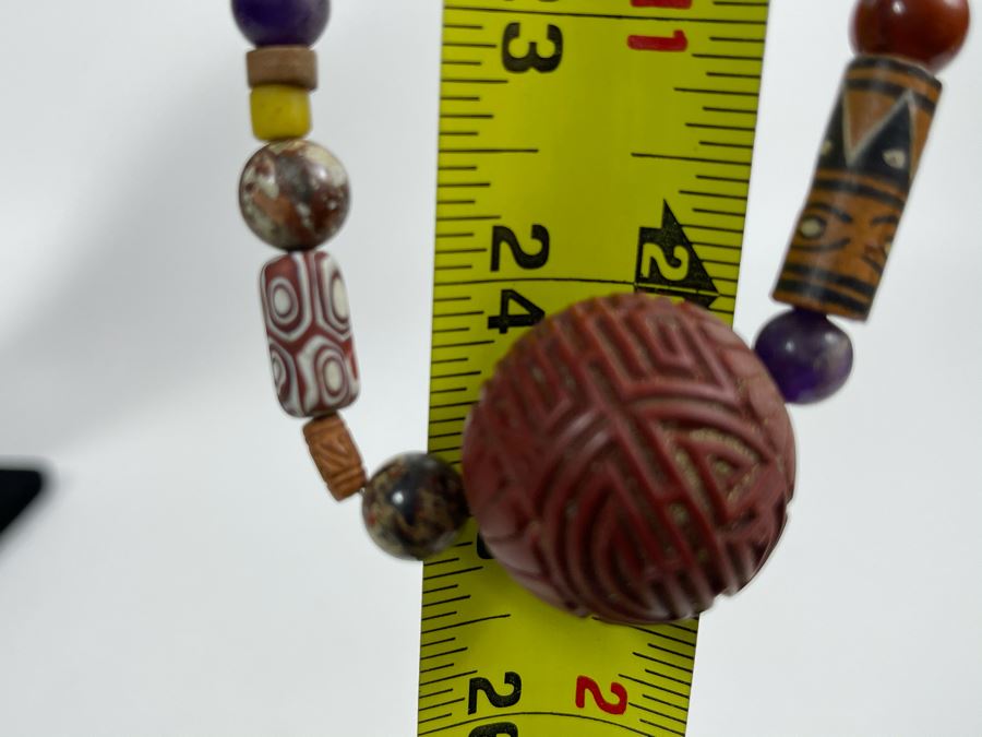 Large Vintage Multi-Beaded 48' Necklace [Photo 14]