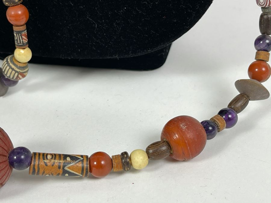 Large Vintage Multi-Beaded 48' Necklace [Photo 10]