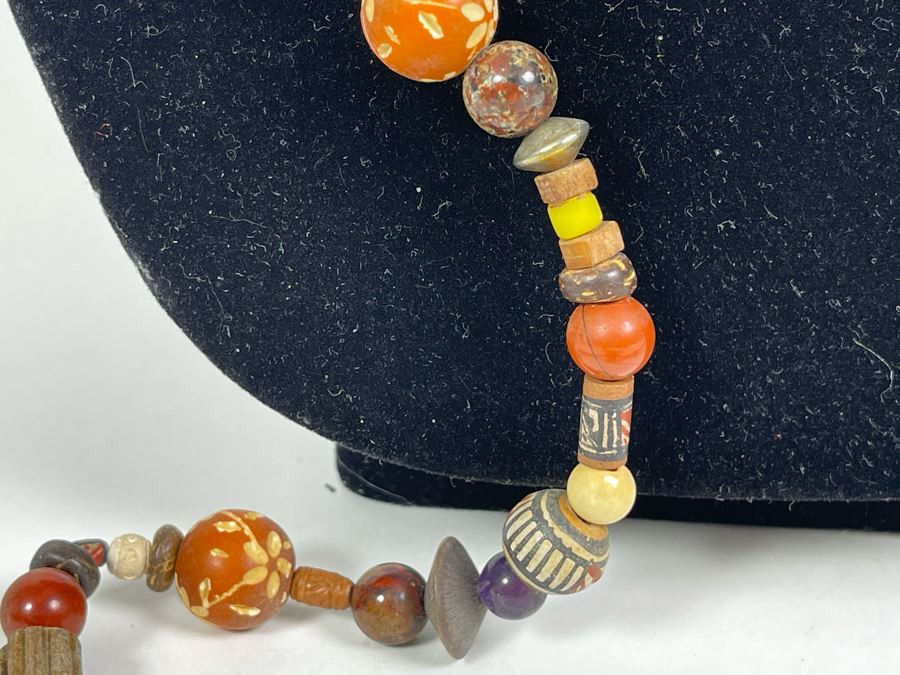 Large Vintage Multi-Beaded 48' Necklace [Photo 5]