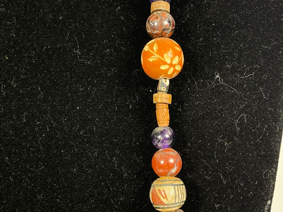 Large Vintage Multi-Beaded 48' Necklace [Photo 9]