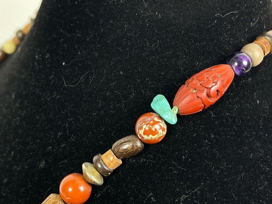 Large Vintage Multi-Beaded 48' Necklace [Photo 11]