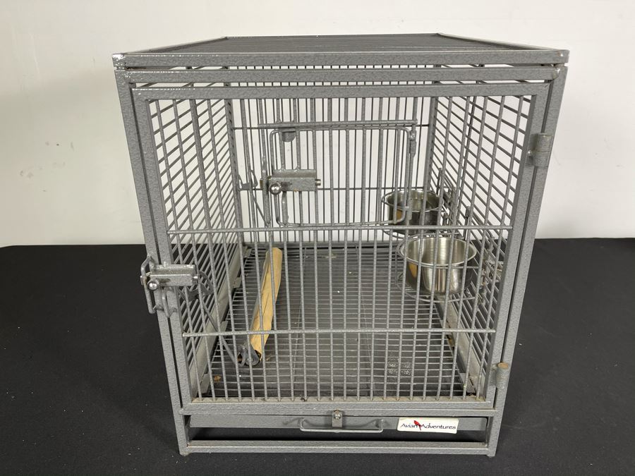 Avian Adventures Parrot Metal Bird Cage 19W X 15D X 18H