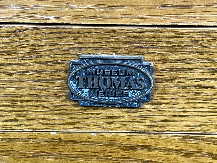 Thomas Museum Series Wooden Toolbox Jewelry Box Art Supply Box With Paints - See Photos 23W X 10D X 14.5H [Photo 5]