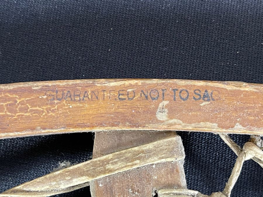 Pair Of Antique Snowshoes Made By C. A. Lund Co Record Hastings, MN 47W X 12.5H [Photo 14]