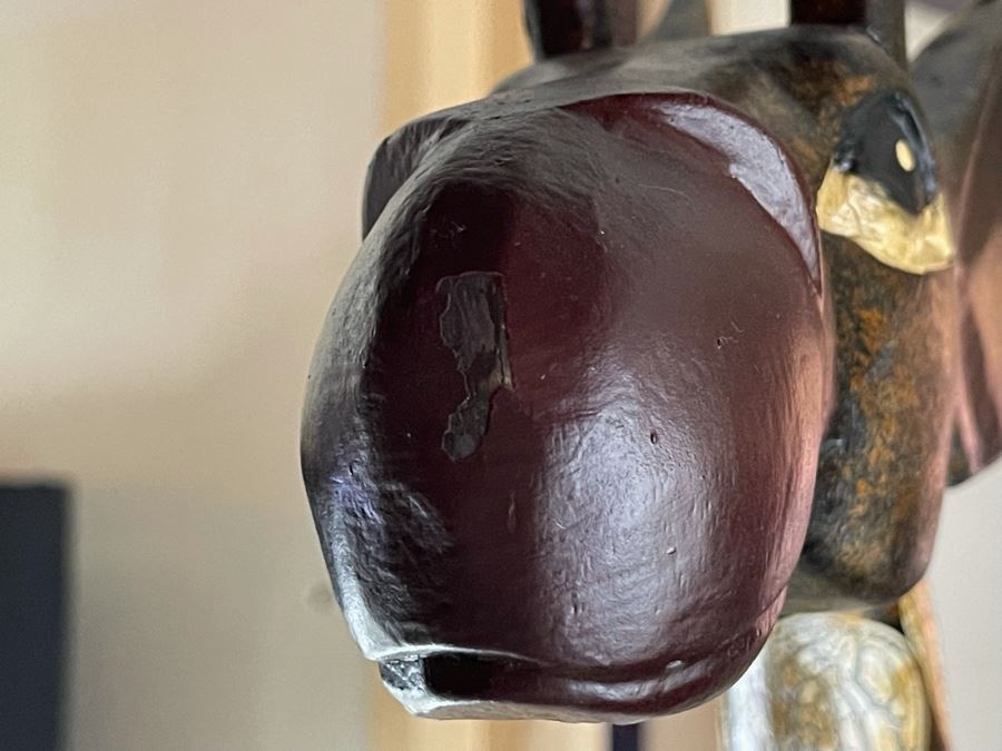 Pair Of Tall Contemporary Giraffe Animal Figures Statues Decor (Light - Not Wooden) 75H And 60H [Photo 11]