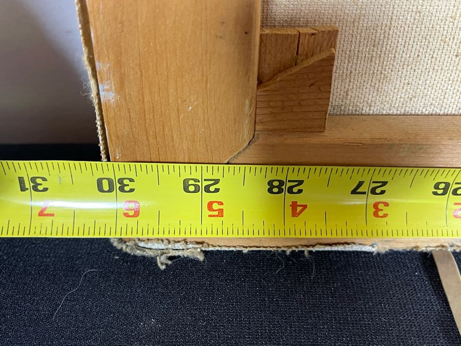 Original Mid-Century Nude Painting On Canvas Unsigned Attributed To Fred Hocks (Client Was Friends With Artist) 30W X 40H [Photo 10]