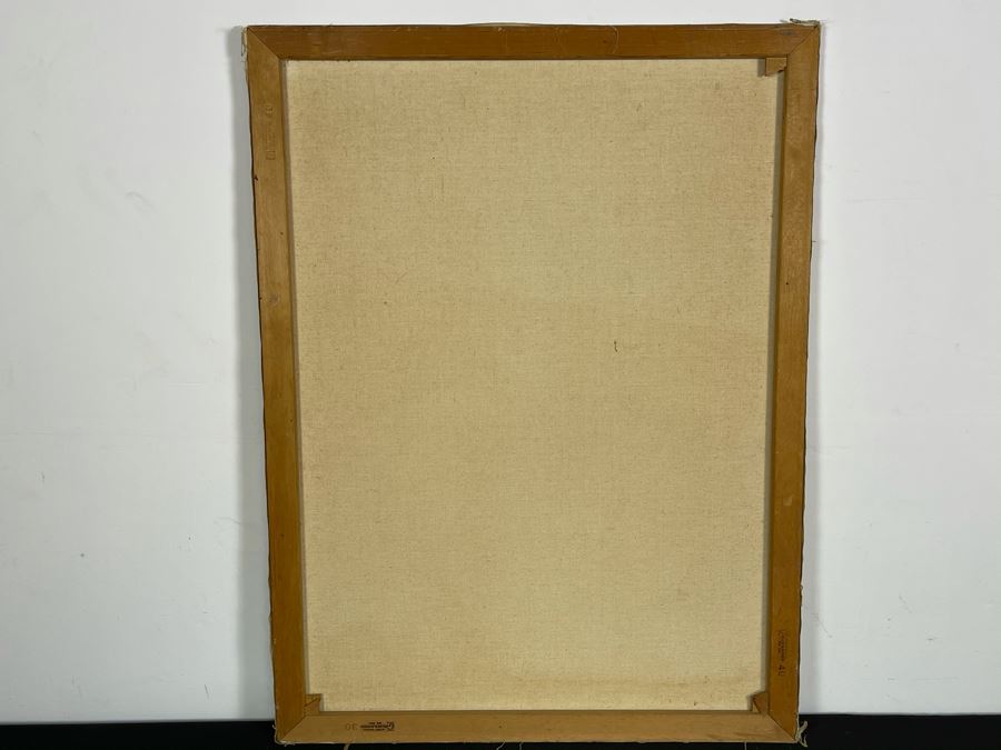 Original Mid-Century Nude Painting On Canvas Unsigned Attributed To Fred Hocks (Client Was Friends With Artist) 30W X 40H [Photo 9]