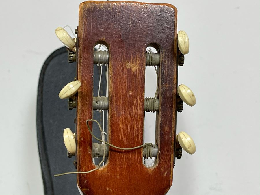 Vintage SEARS Silvertone Classic Guitar Nylon Strings With Case And Pair Of Learn Guitar Books [Photo 11]