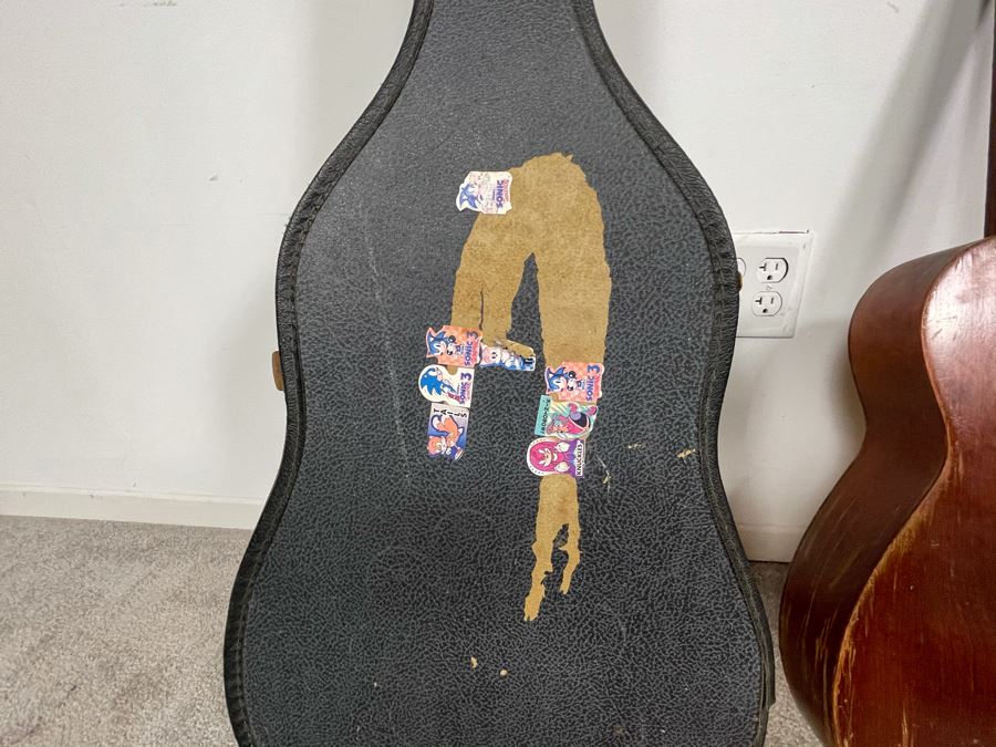 Vintage SEARS Silvertone Classic Guitar Nylon Strings With Case And Pair Of Learn Guitar Books [Photo 22]