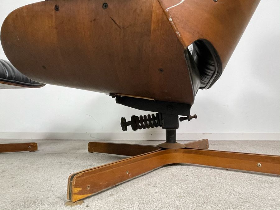 George Mulhauser Mid-Century Modern Mr. Chair Armchair And Ottoman For Plycraft [Photo 20]