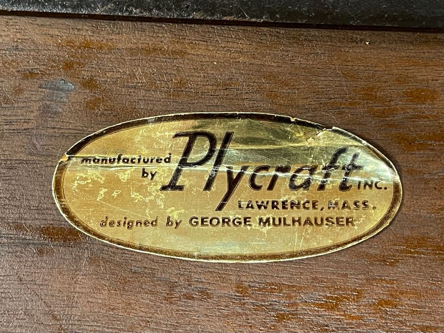 George Mulhauser Mid-Century Modern Mr. Chair Armchair And Ottoman For Plycraft [Photo 28]