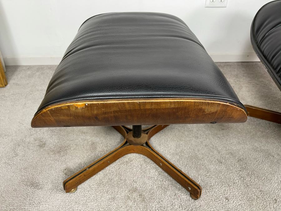 George Mulhauser Mid-Century Modern Mr. Chair Armchair And Ottoman For Plycraft [Photo 15]