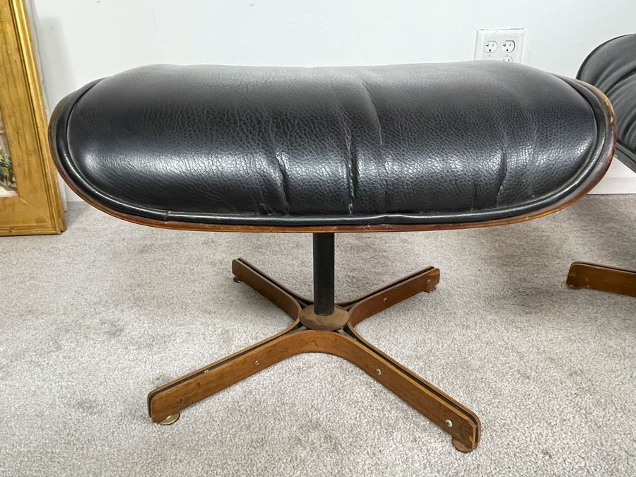 George Mulhauser Mid-Century Modern Mr. Chair Armchair And Ottoman For Plycraft [Photo 17]