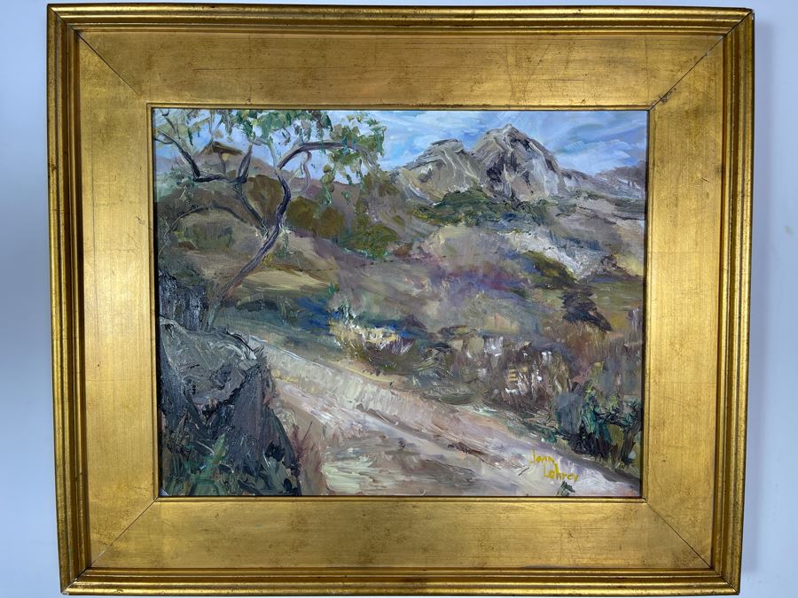 Original Joan Lohrey Framed Signed Painting On Canvas 20 X 16 [Photo 2]