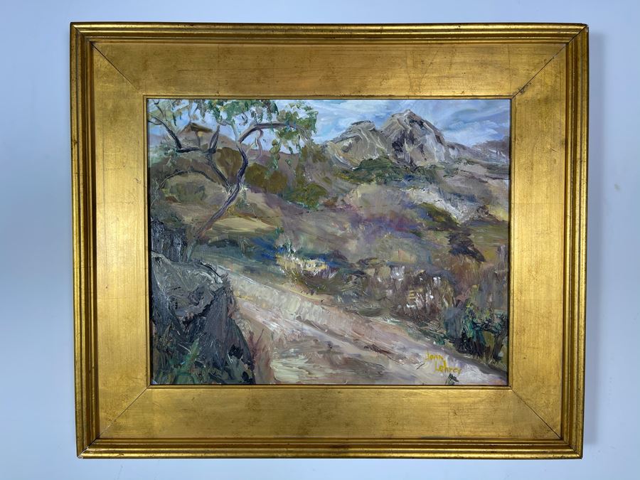 Original Joan Lohrey Framed Signed Painting On Canvas 20 X 16 [Photo 4]