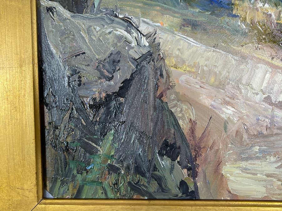 Original Joan Lohrey Framed Signed Painting On Canvas 20 X 16 [Photo 8]