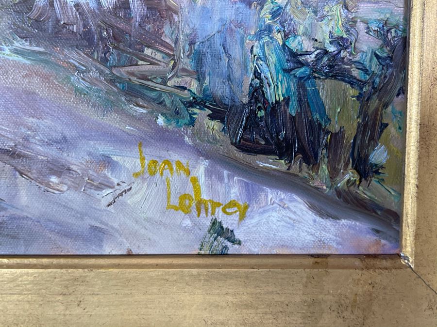 Original Joan Lohrey Framed Signed Painting On Canvas 20 X 16 [Photo 5]
