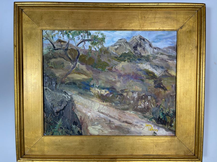 Original Joan Lohrey Framed Signed Painting On Canvas 20 X 16 [Photo 3]