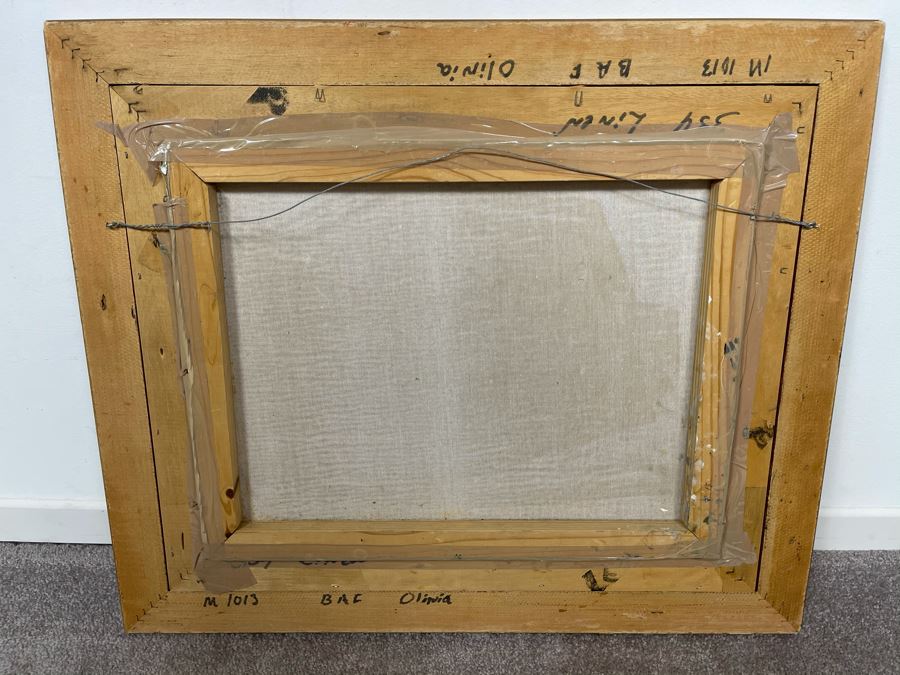 Original Joan Lohrey Framed Signed Painting On Canvas 18 X 14 [Photo 12]