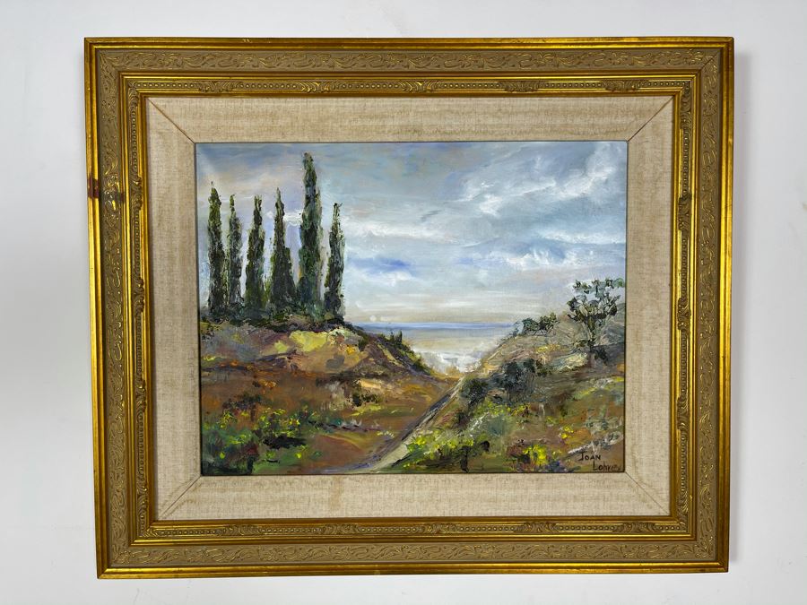 Original Joan Lohrey Framed Signed Painting On Canvas 18 X 14 [Photo 2]