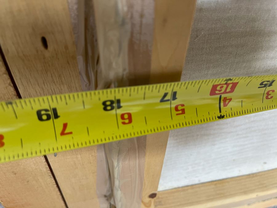 Original Joan Lohrey Framed Signed Painting On Canvas 18 X 14 [Photo 13]