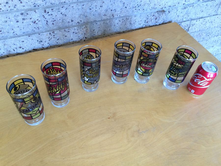 Vintage Beer Themed Drinking Glasses [Photo 9]