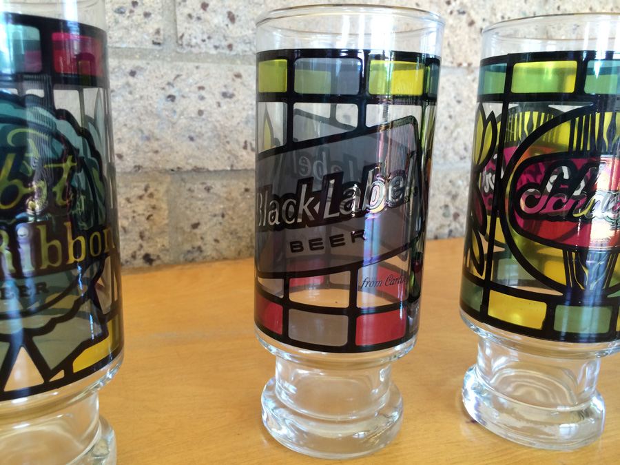 Vintage Beer Themed Drinking Glasses [Photo 5]