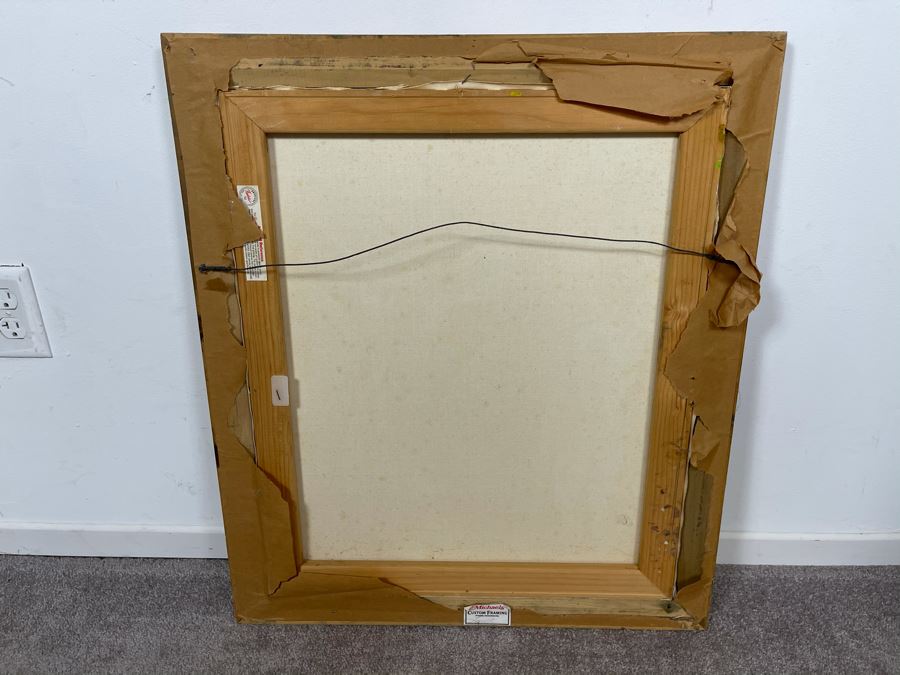 Original Joan Lohrey Framed Signed Painting On Canvas 20 X 24 [Photo 8]