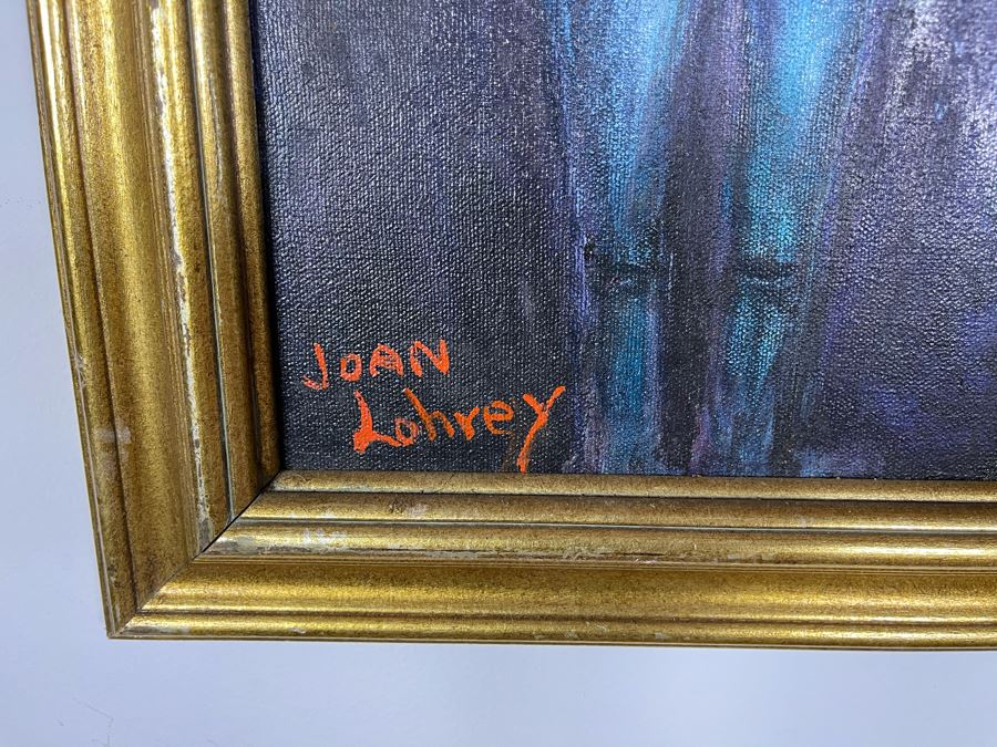 Original Joan Lohrey Framed Signed Painting On Canvas 20 X 24 [Photo 4]