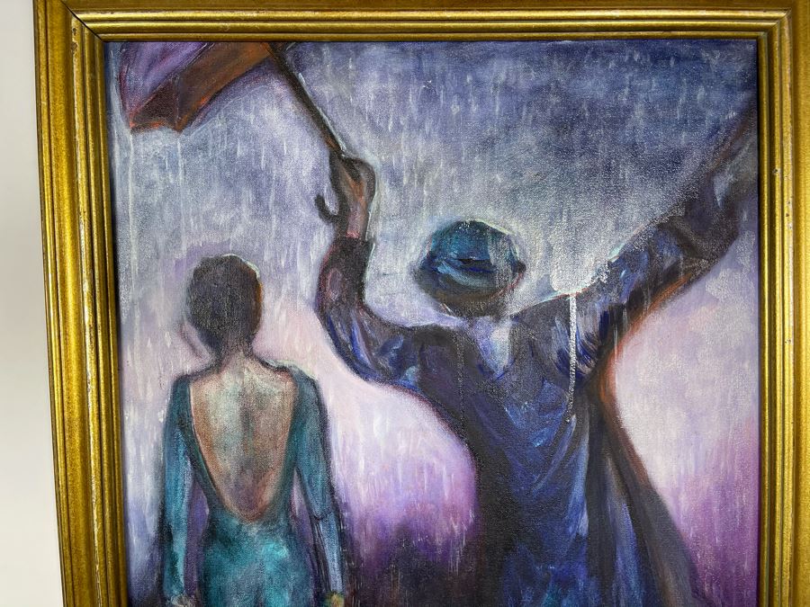 Original Joan Lohrey Framed Signed Painting On Canvas 20 X 24 [Photo 6]