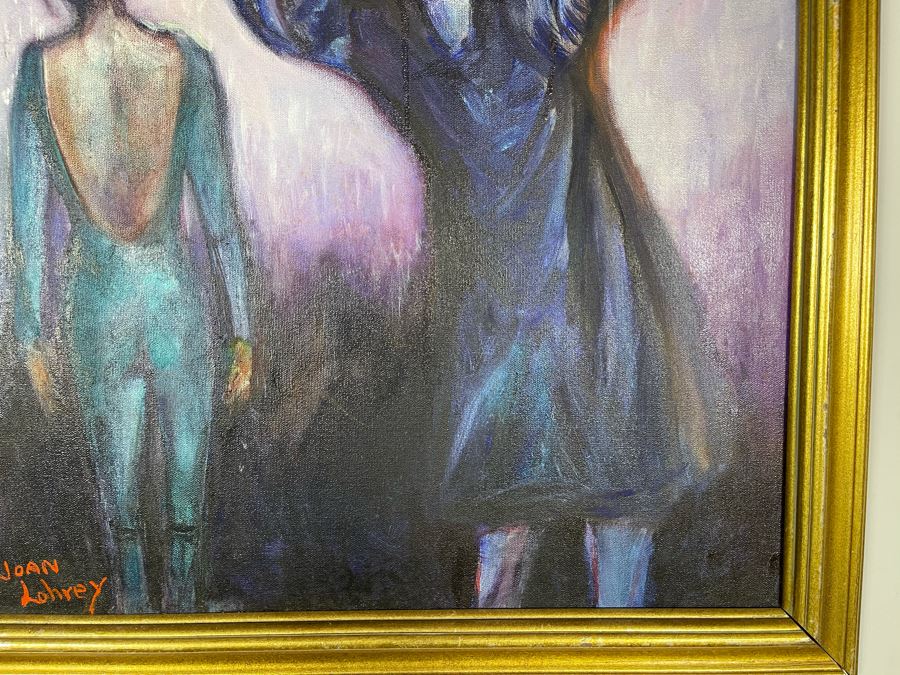 Original Joan Lohrey Framed Signed Painting On Canvas 20 X 24 [Photo 7]