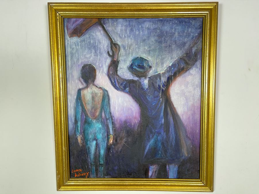 Original Joan Lohrey Framed Signed Painting On Canvas 20 X 24 [Photo 3]