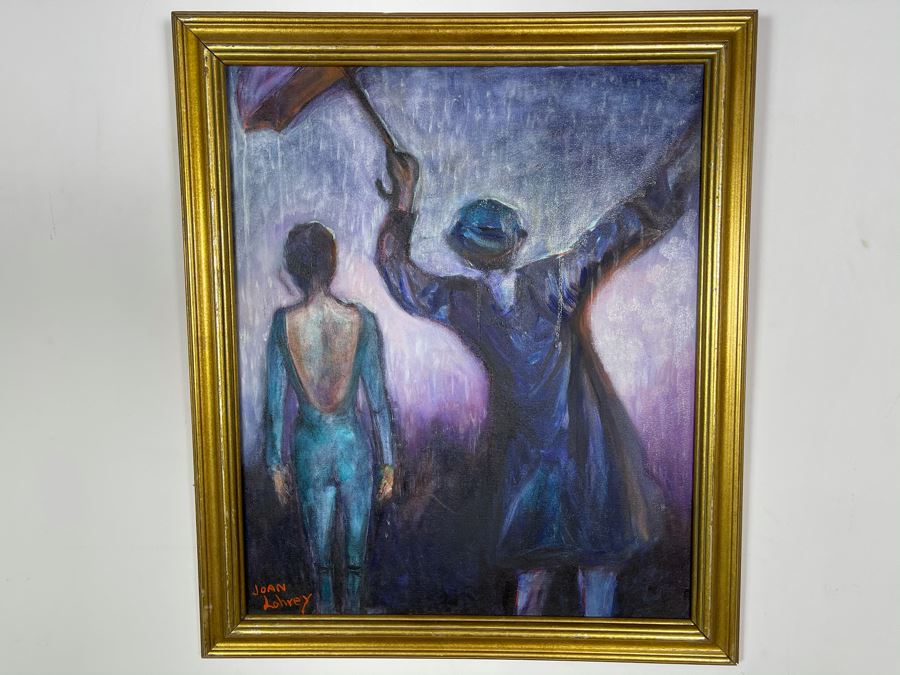 Original Joan Lohrey Framed Signed Painting On Canvas 20 X 24 [Photo 2]