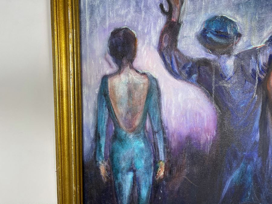 Original Joan Lohrey Framed Signed Painting On Canvas 20 X 24 [Photo 5]