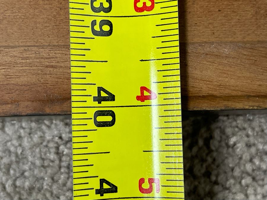 Contemporary Modern Beveled Glass Wall Mirror (Matches Dresser) By Lexington Collonade Design 40W X 40H Solid Wood Retailed For $629 [Photo 9]