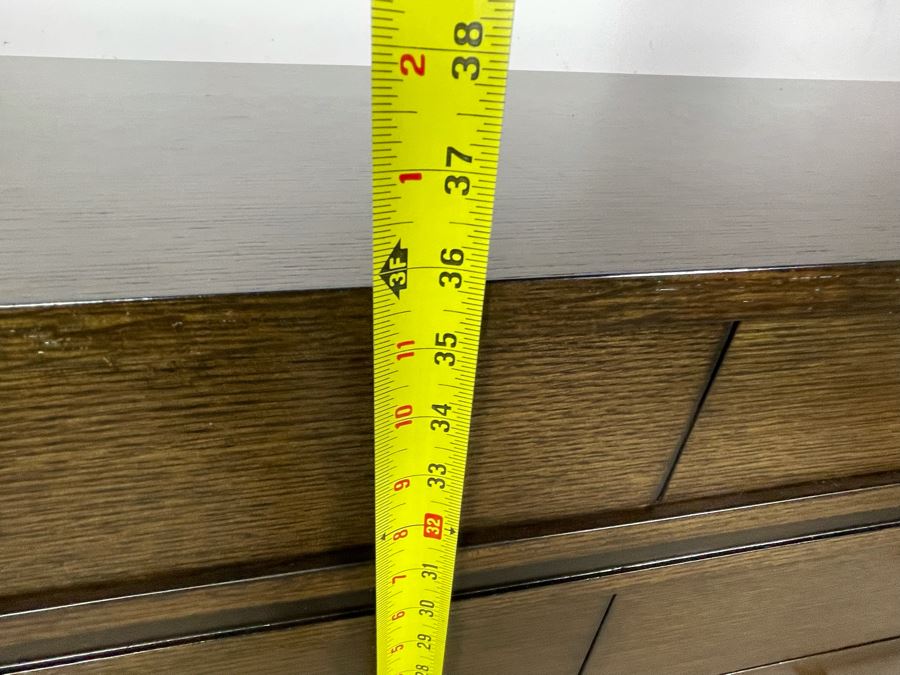 Contemporary Modern 8-Drawer Chest Of Drawers Double Dresser By Lexington Collonade Design 68W X 22D X 36H Solid Wood Retailed For $2,500 [Photo 13]