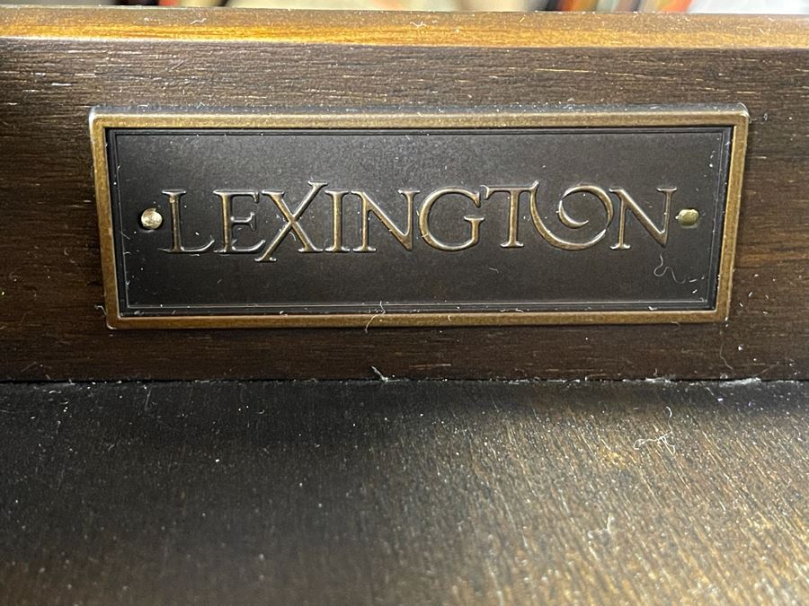 Contemporary Modern 8-Drawer Chest Of Drawers Double Dresser By Lexington Collonade Design 68W X 22D X 36H Solid Wood Retailed For $2,500 [Photo 8]