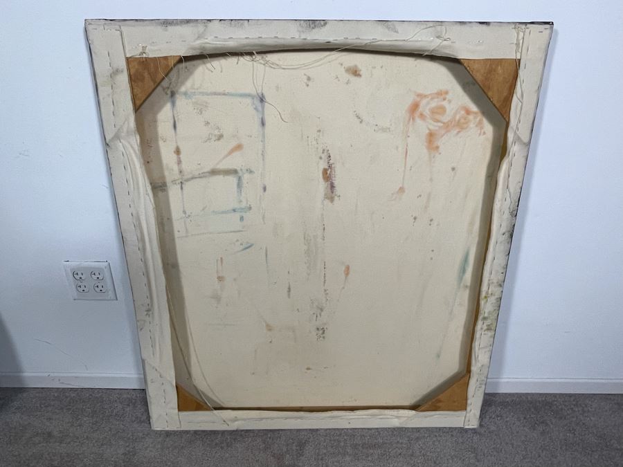 Large Original Joan Lohrey Signed Painting On Canvas 36 X 40 [Photo 11]