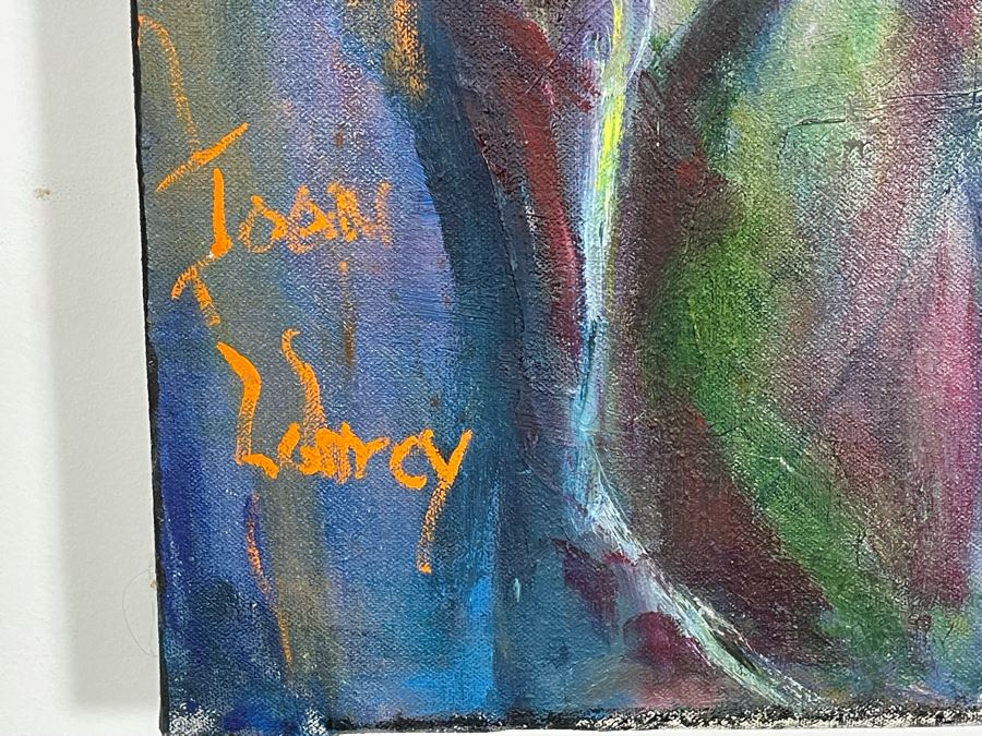 Large Original Joan Lohrey Signed Painting On Canvas 36 X 40 [Photo 7]