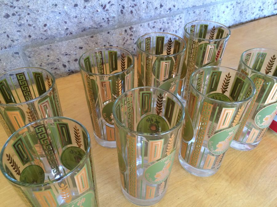 1969 San Diego 200th Anniversary High Ball Glasses 1769-1969 [Photo 7]
