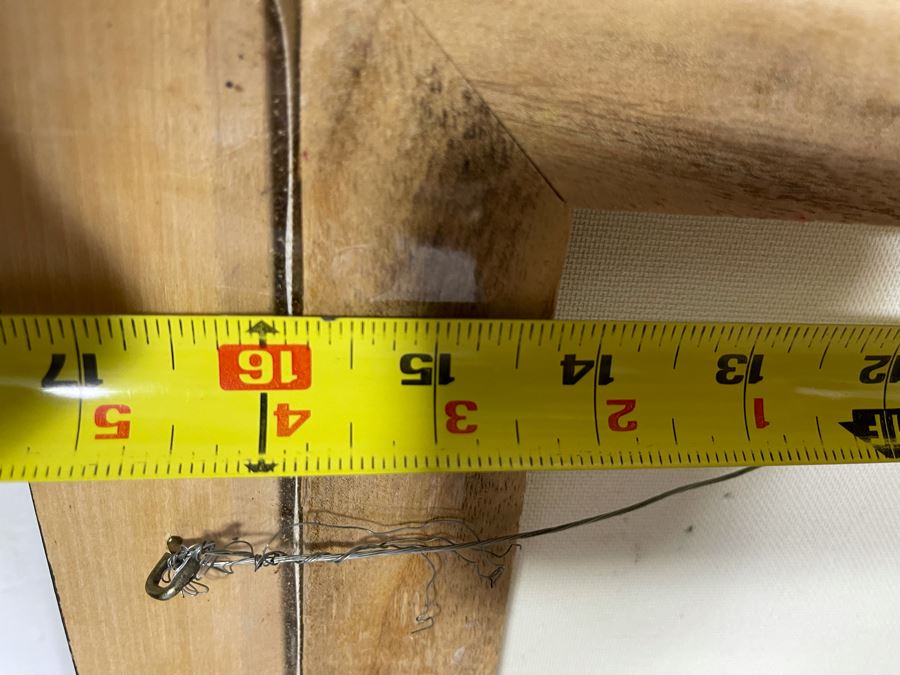 Original Joan Lohrey Signed Framed Painting On Canvas Of Winter Mountain Scene 16 X 20 [Photo 8]