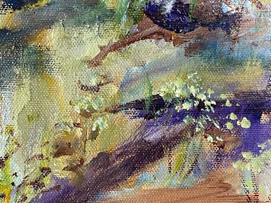 Original Joan Lohrey Framed Painting Of Trees 16 X 20 [Photo 7]