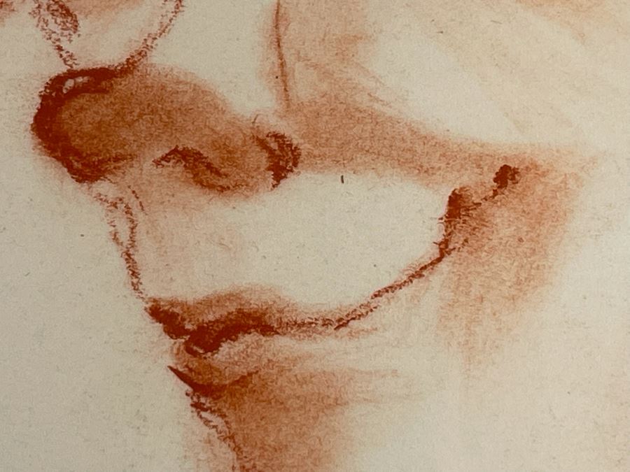 Framed Original A. Etienne 1969 Jester Drawing 13 X 20.5 [Photo 11]