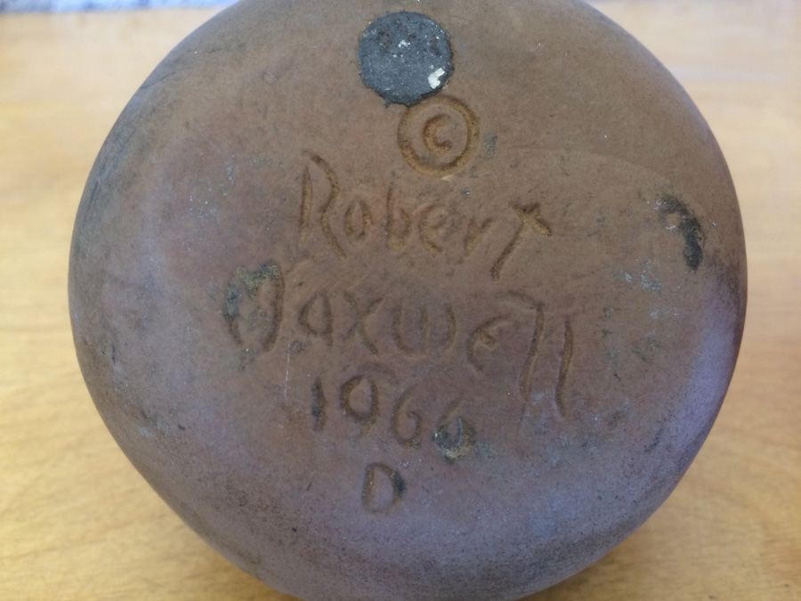 Robert Maxwell Signature Animal Mid-Century California Pottery 1966 [Photo 9]