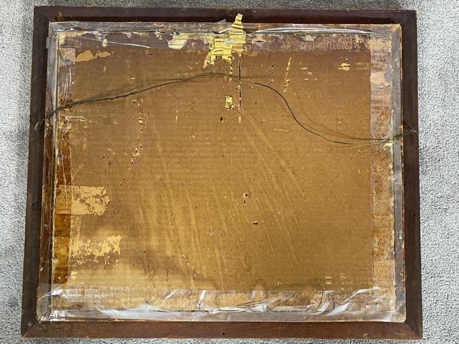 Vintage Framed Print Of 'How New York Welcomed Our First President - George Washington' By Joseph Laing 18 X 14 [Photo 35]