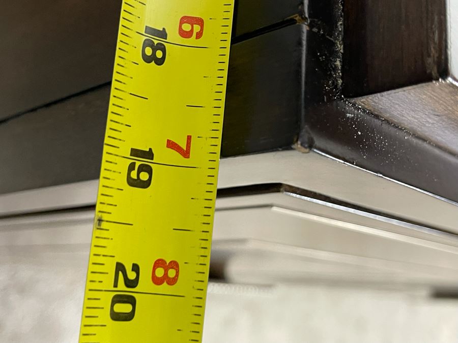 Contemporary Modernist Buffet Credenza By Lexington - Macarthur Park 74W X 20D X 33.5H Solid Wood - Very Heavy - Retails For $3,800 [Photo 18]