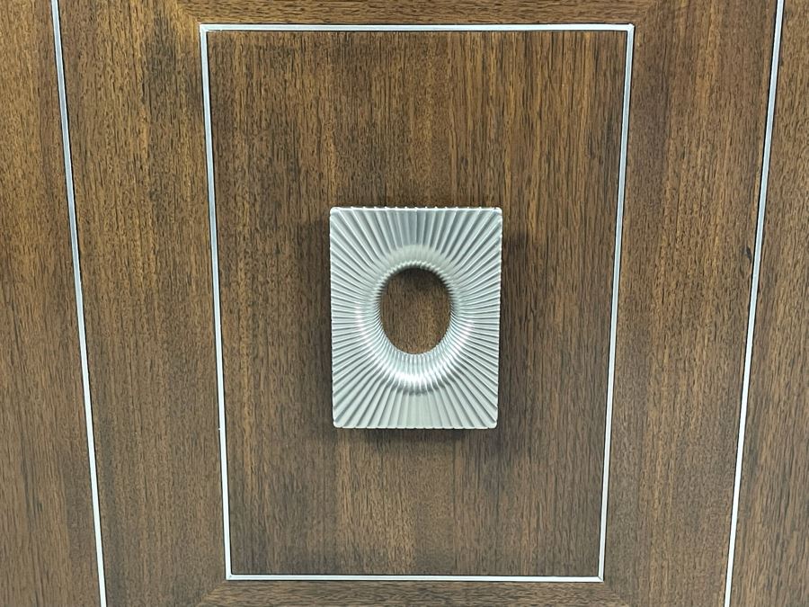 Contemporary Modernist Buffet Credenza By Lexington - Macarthur Park 74W X 20D X 33.5H Solid Wood - Very Heavy - Retails For $3,800 [Photo 12]